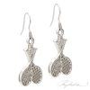 Pendientes de Rodio TENIS1 Colección Alcalá de Henares