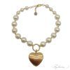 Collar Perlas y Corazón Colección Cervantes