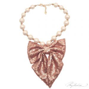 Collar Perlas y Lazo 2 Colección Cervantes