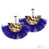 Pendientes Flecos Azules Colección Cervantes
