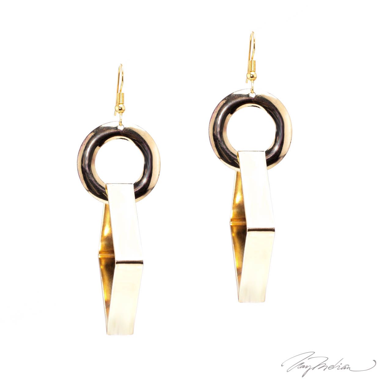 Pendientes Square de la Colección Cervantes