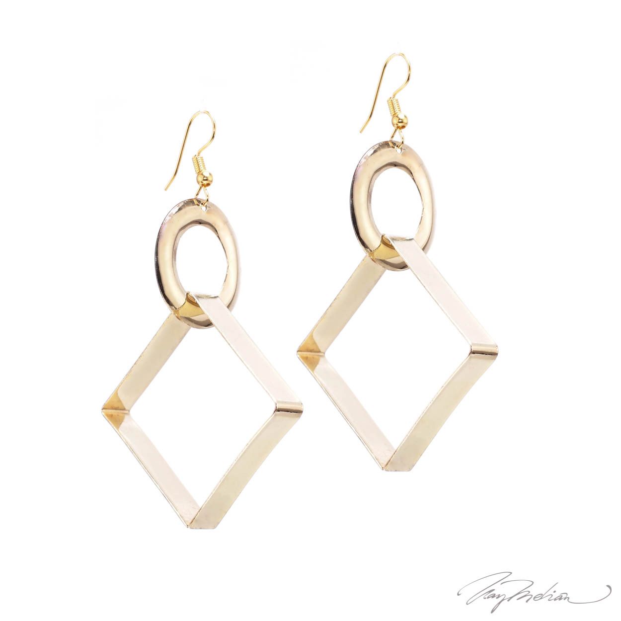 Pendientes Square de la Colección Cervantes