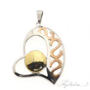 Colgante CORAZCART Acero de la colección Alcalá de Henares