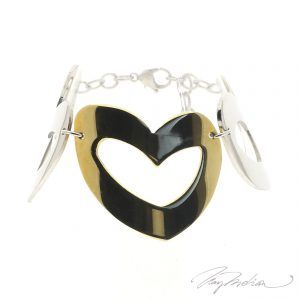 Pulsera CORAZ3 Acero de la colección Alcalá de Henares