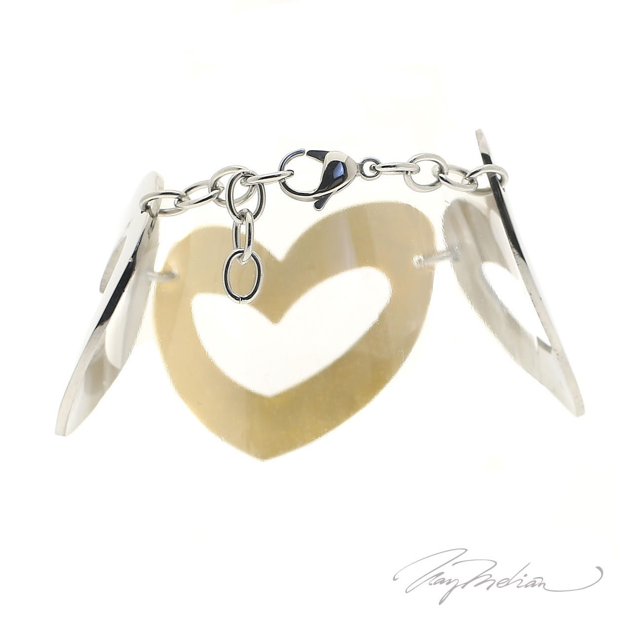 Pulsera CORAZ3 Acero de la colección Alcalá de Henares