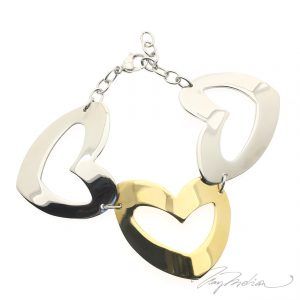 Pulsera CORAZ3 Acero de la colección Alcalá de Henares