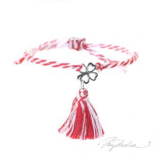 Pulsera Martisor CORDTRE plateado de la Colección MARTIE