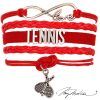 Pulseras Trenzadas Tenis y Raqueta