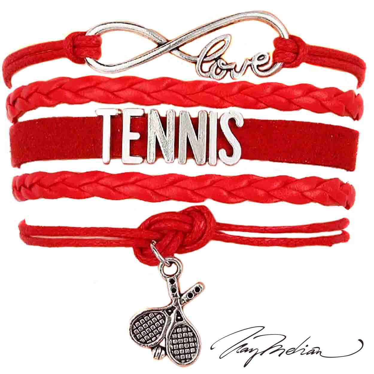Pulseras Trenzadas Tenis y Raqueta