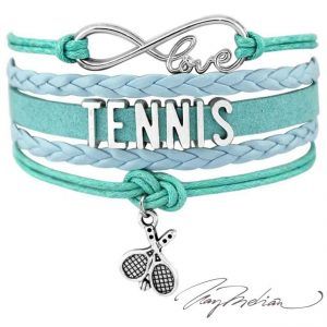 Pulseras Trenzadas Tenis y Raqueta