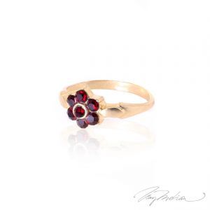 Anillo GRANATE de Oro Laminado de 18K de la colección Alcalá de Henares