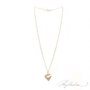 Collar CORAZ3 Oro Laminado de 18K de la colección Alcalá de Henares