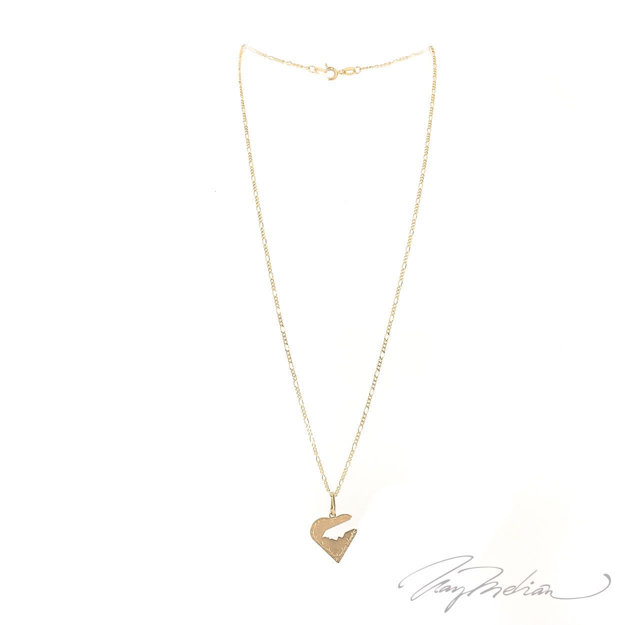 Collar CORAZ3 Oro Laminado de 18K de la colección Alcalá de Henares