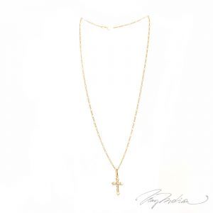 Collar con Cruz Pequeña de 18K de la colección Alcalá de Henares