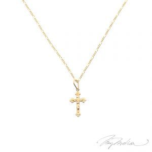 Collar con Cruz Pequeña de 18K de la colección Alcalá de Henares