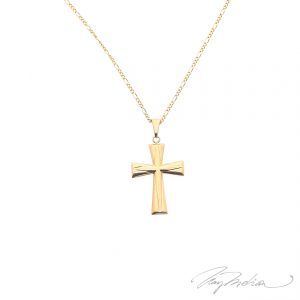 Collar con Cruz Oro Laminado de 18K de la colección Alcalá de Henares
