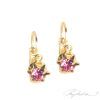 Pendientes Antiq Rosa de Oro Laminado de 18K de la colección Alcalá de Henares