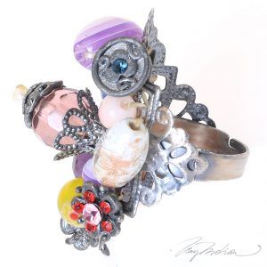 Anillo de Diseño Multicolor MULTI2 de la Colección CORONA