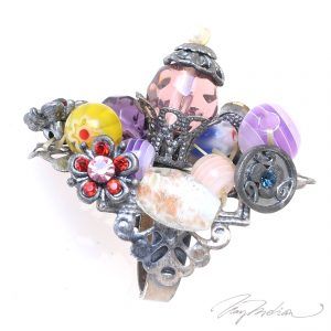 Anillo de Diseño Multicolor MULTI2 de la Colección CORONA