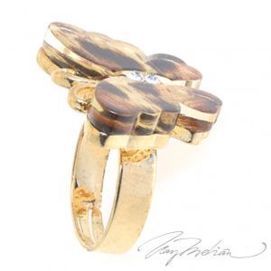 Anillo de Bisutería Carey con Mariposa CAREY3 de la Colección CORONA
