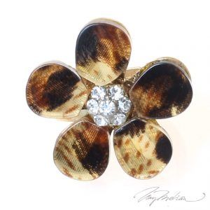 Anillo de Bisutería Carey con Flor CAREYFLOR de la Colección CORONA
