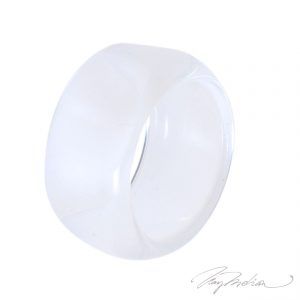 Anillo de Diseño Metacrilato Transparente METARO de la Colección CORONA