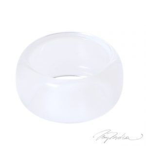 Anillo de Diseño Metacrilato Transparente METARO de la Colección CORONA
