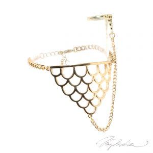 Pulsera de Diseño Indi INDIANILLO dorado antiguo de la Colección CORONA