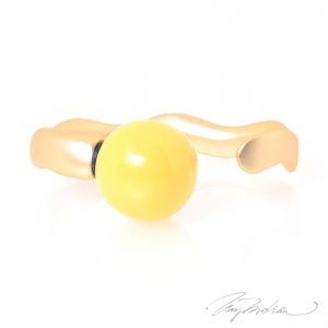 Pulsera Vanguardista VIVICUR en Amarillo de la Colección CORONA