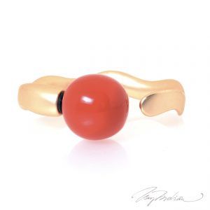 Pulsera Vanguardista VIVICUR en Rojo de la Colección CORONA