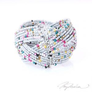 Pulsera de Cuentas TRENZAPEPI2 multicolor de la Colección CORONA