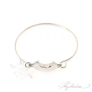 Pulsera Luna de Rodio de la Colección CORONA