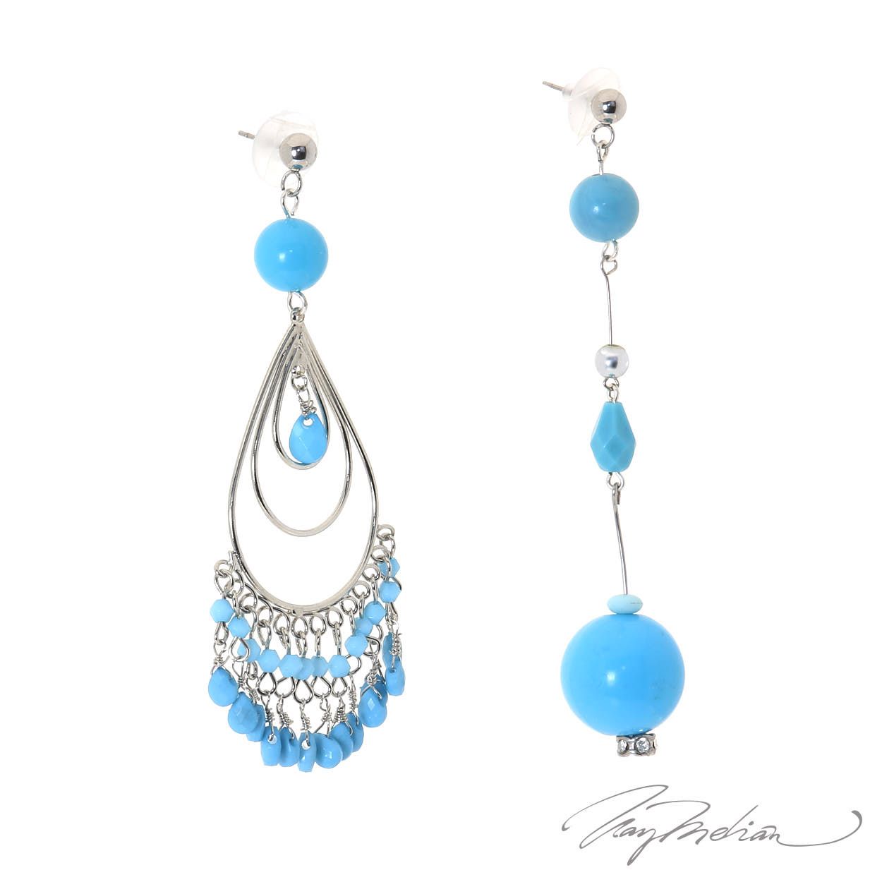 Pendientes Asimétricos Paz de Murcia de la Colección Descon