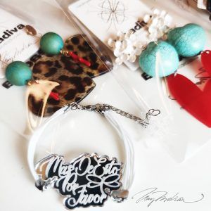 Pulsera Frase Positiva con cordon ajustable. Personalizable