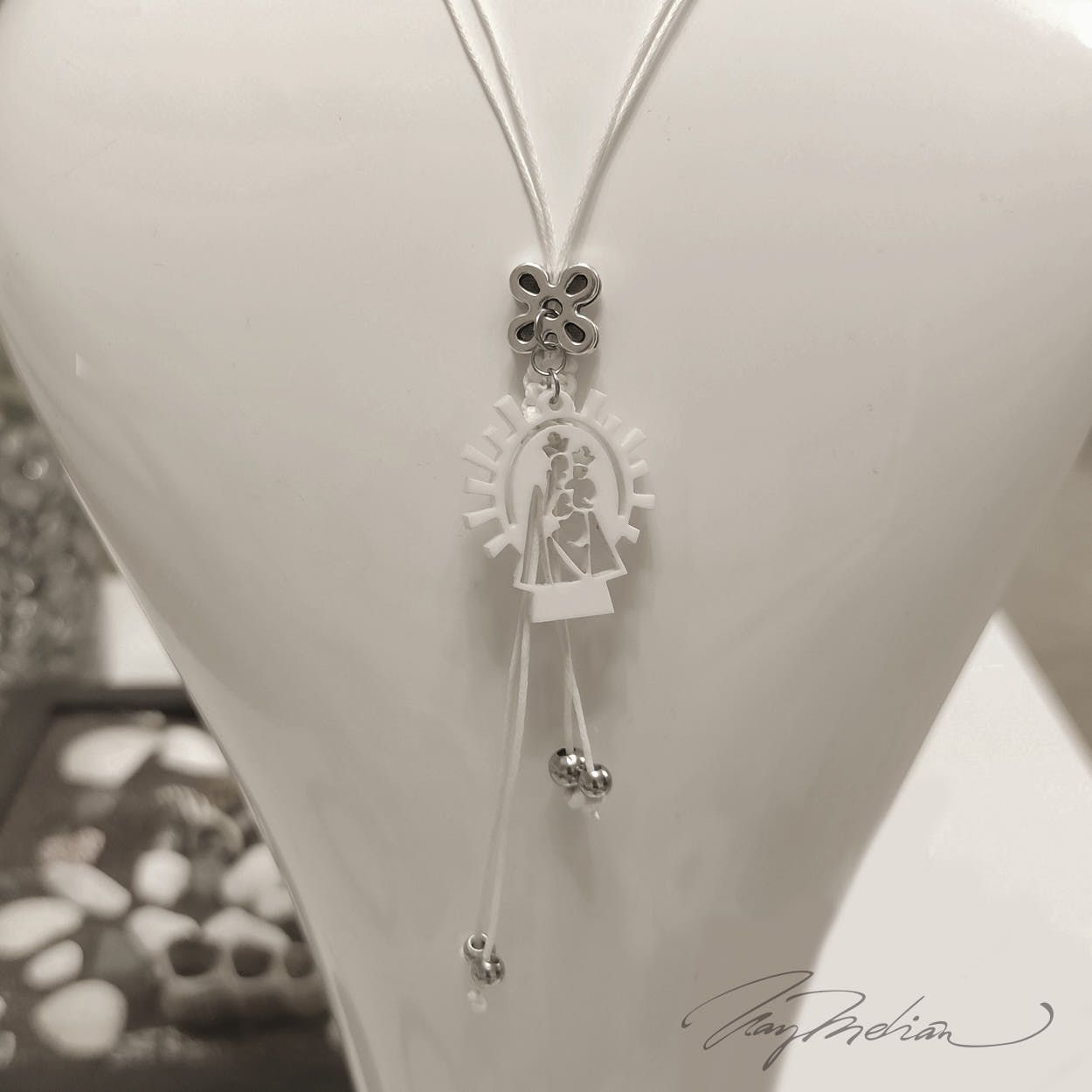 Collar Personalizado Divina Pastora. Personalizable