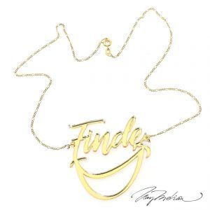 Collar FINDE personalizable de Oro Laminado