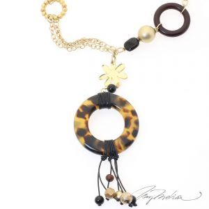 Collar Primavera Milano en Carey personalizado. Inspirado en Milán