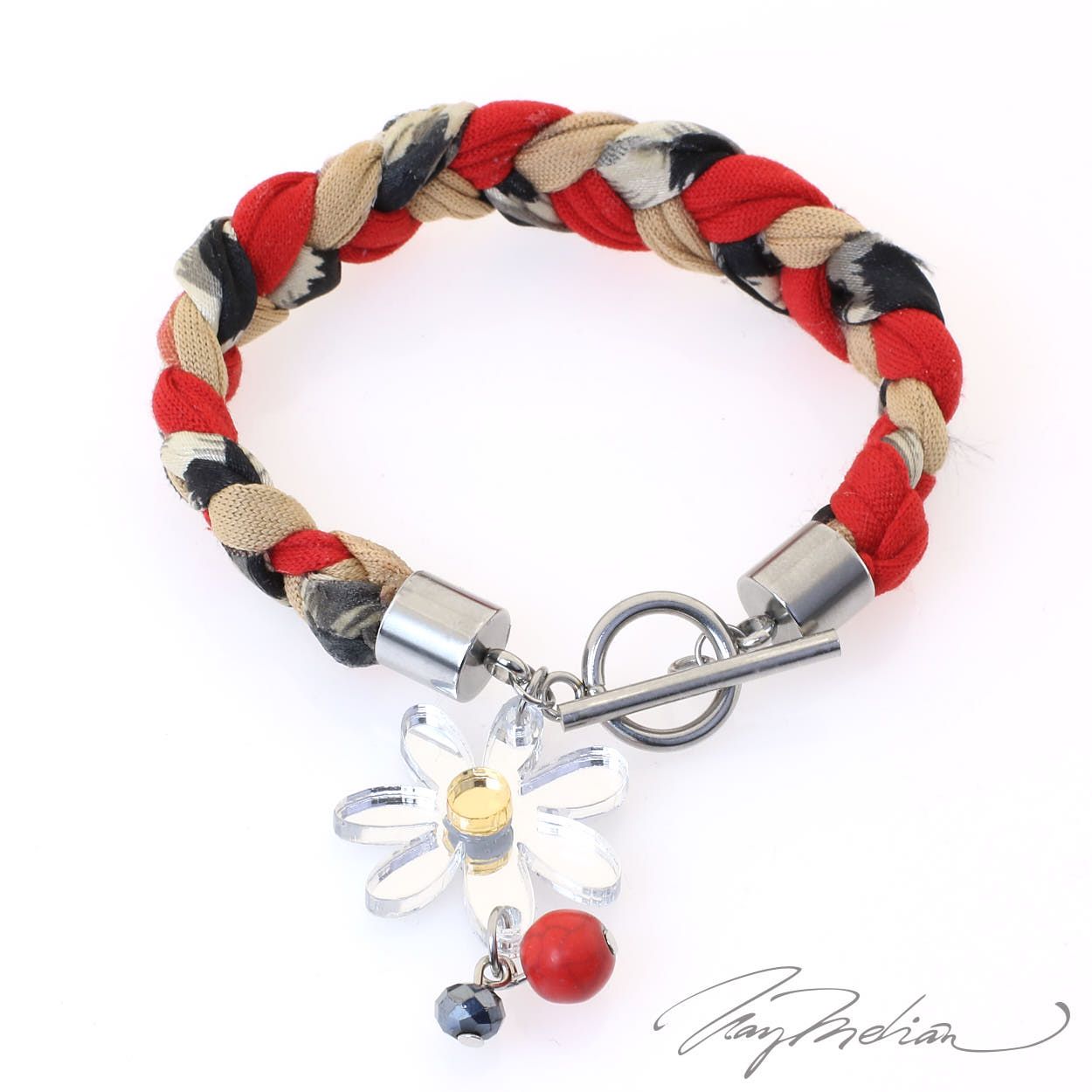Pulsera OSLO TRENZATE personalizada en Metacrilato